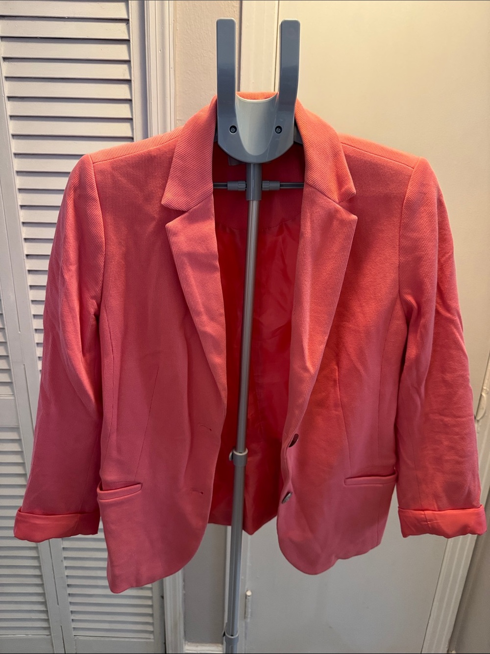 Talbots Coral-Pink Blazer Jacket